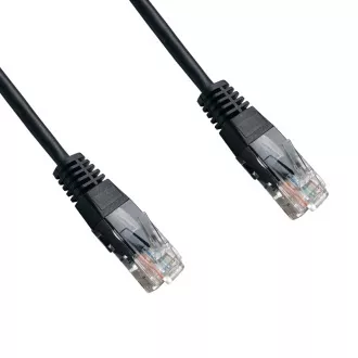 DATACOM kabel krosowy UTP cat5e 0,25M czarny DATACOM kabel krosowy UTP cat5e 0,25M czarny