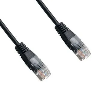 DATACOM kabel krosowy UTP cat5e 1M czarny DATACOM kabel krosowy UTP cat5e 1M czarny
