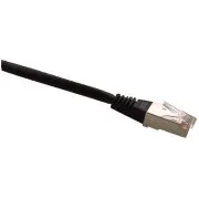 Kabel krosowy FTP cat5e 0,25M czarny