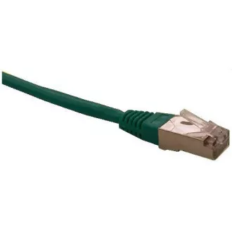 Kabel krosowy FTP cat5e 0,25M zielony