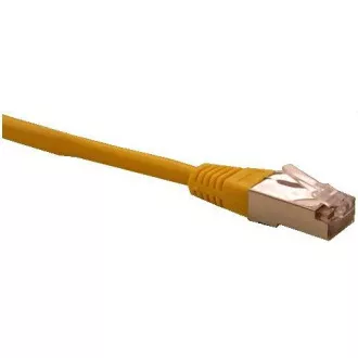 Kabel krosowy FTP cat5e 0,25M żółty
