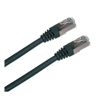 Kabel krosowy FTP cat5e 2M czarny Kabel krosowy FTP cat5e 2M czarny