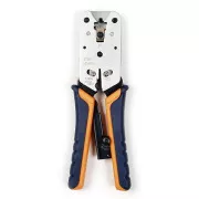 W-Star Szczypce do zaciskania RJ45 WS2182R z grzechotką prostą, obcinacz izolacji