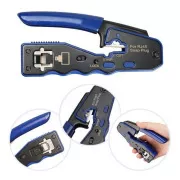W-Star Szczypce do zaciskania RJ45 WSEZ670 profesjonalne szczypce EZ Cat6, Cat5, RJ45EZ, STP