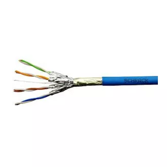 Kabel F/FTP Cat.6a 500 MHz 4x2xAWG23, LS0H niebieski, Dca, 500m Kabel F/FTP Cat.6a 500 MHz 4x2xAWG23, LS0H niebieski, Dca, 500m