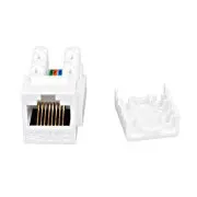 Keystone RJ45 AMPARO Cat.6 SFA biały