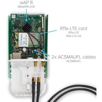 MikroTik Pigtail ACSMAUFL 15cm, U.FL - SMA żeński