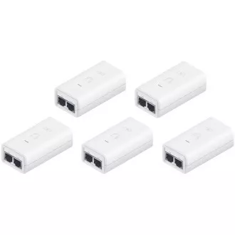 Ubiquiti POE-24-12W-G-WH, GB PoE Injector, 24V/0.5A(12W), opakowanie 5 sztuk Ubiquiti POE-24-12W-G-WH, GB PoE Injector, 24V/0.5A(12W), opakowanie 5 sztuk
