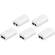 Ubiquiti POE-24-12W-G-WH, GB PoE Injector, 24V/0.5A(12W), opakowanie 5 sztuk