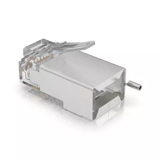 Ubiquiti UISP-Connector-SHD - Złącze STP RJ45, Cat5, 8p8c, przewodowe, pozłacane, AWG24 (100szt.)