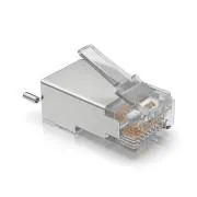 Ubiquiti UISP-Connector-SHD - Złącze STP RJ45, Cat5, 8p8c, przewodowe, pozłacane, AWG24 (100szt.)