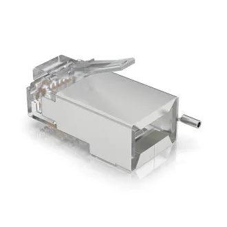 Ubiquiti UISP-Connector-SHD - Złącze STP RJ45, Cat5, 8p8c, przewodowe, pozłacane, AWG24 (100szt.) Ubiquiti UISP-Connector-SHD - Złącze STP RJ45, Cat5, 8p8c, przewodowe, pozłacane, AWG24 (100szt.)