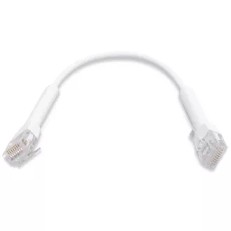 Ubiquiti U-Cable-PATCH-RJ45, kabel krosowy Eth, 0,1 m (0,22 m ze złączami), Cat6, biały