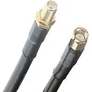Pigtail RF240 0,5m - SMA żeńskie / SMA męskie