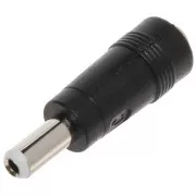 Reduktor do zasilaczy DC, konwertuje gniazdo DC 2,1 mm na proste 2,5 mm