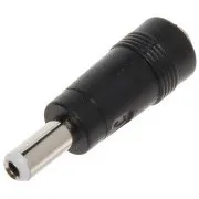 Reduktor do zasilaczy DC, konwertuje gniazdo DC 2,1 mm na proste 2,5 mm