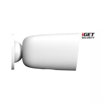 iGET SECURITY EP26 White - bateryjna kamera WiFi FullHD, IP65, dźwięk, autonomiczna i do alarmu M5-4G CZ