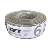Kabel instalacyjny iGET CAT6 UTP PVC Eca 100m/pudełko, kabel przewodowy, klasa reakcji na ogień Eca