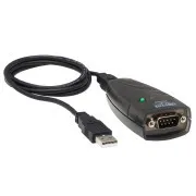 Adapter USB-A/RS232 (DB9), męski/żeński, 0,91 m