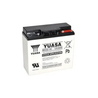 Akumulator YUASA REC22-12I (12V; 22Ah; cykliczny) Akumulator YUASA REC22-12I (12V; 22Ah; cykliczny)