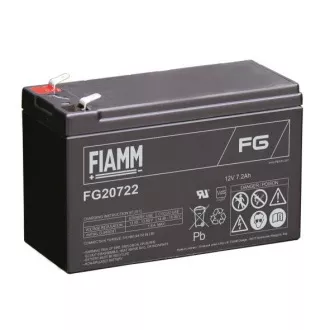 Akumulator kwasowo-ołowiowy Fiamm FG20722 12V/7,2Ah Faston 6,3