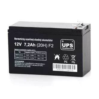 Bateria UPS 12V 7,2Ah F2