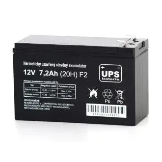 Bateria UPS 12V 7,2Ah F2