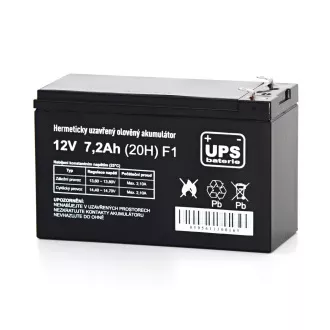 Akumulator UPS 12V 7,2Ah F1 Akumulator UPS 12V 7,2Ah F1