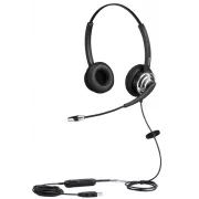 WELL Mairdi MRD-805D USB, dwuuszny zestaw słuchawkowy (USB z regulacją głośności)