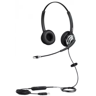 WELL Mairdi MRD-805D USB, dwuuszny zestaw słuchawkowy (USB z regulacją głośności)