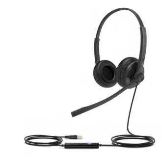 Yealink UH34 Podwójny zestaw słuchawkowy dla obu uszu ze złączem USB dla zespołów Yealink UH34 Podwójny zestaw słuchawkowy dla obu uszu ze złączem USB dla zespołów