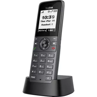 Stacja bazowa i słuchawka DECT Yealink W71P, czarno-biały wyświetlacz 1,8
