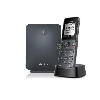 Stacja bazowa i słuchawka DECT Yealink W71P, czarno-biały wyświetlacz 1,8 Stacja bazowa i słuchawka DECT Yealink W71P, czarno-biały wyświetlacz 1,8