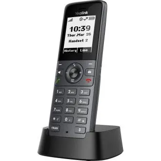 Słuchawka Yealink W71H SIP DECT, czarno-biały wyświetlacz 1,8 Słuchawka Yealink W71H SIP DECT, czarno-biały wyświetlacz 1,8