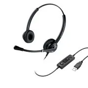 WELL Mairdi MRD-612D USB, zestaw słuchawkowy, dwuuszny