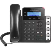 Grandstream GXP1628, podświetlany wyświetlacz LCD 2,95", 2 konta SIP, przyciski 3-kierunkowe, 8 BLF, podwójny port Gbit, PoE