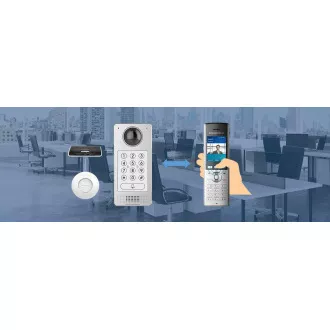 Telefon IP Grandstream WP820 WiFi, wyświetlacz paskowy 2,4", 2 konta SIP, wideo, BT, Micro USB, Handover
