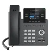 Grandstream GRP2612, wyświetlacz paskowy TFT 2,4", 2 konta SIP, 4 prog. trunk, 16 BLF trunk, podwójny port 10/100 Mb