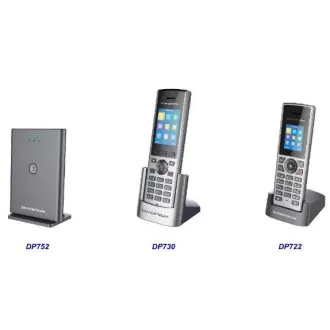 Telefon IP Grandstream DP730, wyświetlacz paskowy 2,4