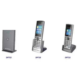 Telefon IP Grandstream DP730, wyświetlacz paskowy 2,4 Telefon IP Grandstream DP730, wyświetlacz paskowy 2,4
