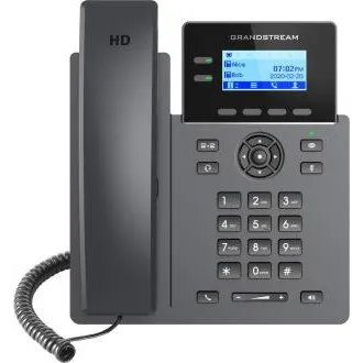 Telefon SIP Grandstream GRP2602W, podświetlany wyświetlacz LCD o przekątnej 2,21", 4 konta SIP, 2 porty 100 Mbit, Wi-Fi Telefon SIP Grandstream GRP2602W, podświetlany wyświetlacz LCD o przekątnej 2,21", 4 konta SIP, 2 porty 100 Mbit, Wi-Fi