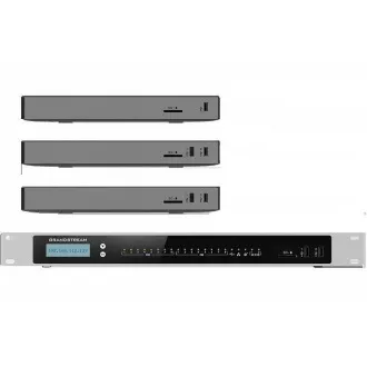 Grandstream UCM6302 Audio VoIP PBX, 500 użytkowników, 75 zestawów. połączeń, konferencje audio, 75 kont, port 2xFXO, 2xFXS
