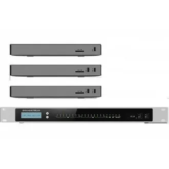 Grandstream UCM6302 Audio VoIP PBX, 500 użytkowników, 75 zestawów. połączeń, konferencje audio, 75 kont, port 2xFXO, 2xFXS Grandstream UCM6302 Audio VoIP PBX, 500 użytkowników, 75 zestawów. połączeń, konferencje audio, 75 kont, port 2xFXO, 2xFXS