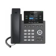 Grandstream GRP2612G, wyświetlacz TFT o przekątnej 2,4", 2 konta SIP, 4 przyciski programowalne, 16 przycisków BLF, PoE, 1 Gb/s