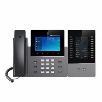 Wideotelefon SIP Grandstream GXV3450, 5" IPS bar.dot.displ., 16 kont SIP, Android11, WiFi, BT, PoE Wideotelefon SIP Grandstream GXV3450, 5" IPS bar.dot.displ., 16 kont SIP, Android11, WiFi, BT, PoE