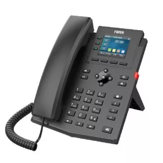 Telefon SIP Fanvil X303G, wyświetlacz 2,4", 4SIP, podwójne Gbit, PoE