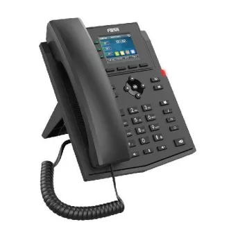 Telefon SIP Fanvil X303G, wyświetlacz 2,4", 4SIP, podwójne Gbit, PoE