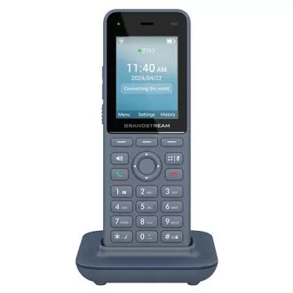 Telefon SIP WiFi Grandstream WP826, wyświetlacz paskowy 2,4", 3 konta SIP, BT, USB-C