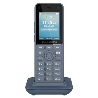 Telefon SIP WiFi Grandstream WP826, wyświetlacz paskowy 2,4", 3 konta SIP, BT, USB-C