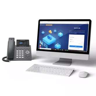 Telefon SIP Grandstream GRP2613W, wyświetlacz paskowy TFT 2,8